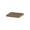 INK 35d étagère murale - 40x35x3.5cm - bord avant chanfreiné - pour niche - MFC Chêne pur SW493415