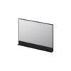Ink sp14 miroir rectangle dans un cadre noir, y compris une étagère en aluminium thermolaqué mat SW242742