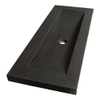 Saniclass Corestone Small meubelwastafel 100x5x38cm zonder overloop 1 wasbak 0 kraangaten Basalt Antraciet SW23896 Saniclass Corestone Small meubelwastafel 100x5x38cm zonder overloop 1 wasbak 0 kraangaten Basalt Antraciet SW23896