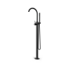Hotbath Buddy Badmengkraan - met draaibare uitloop vloer - PVD - geborsteld zwart SW1246294