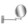 Geesa Mirror Collection make-upspiegel – rond Ø20 cm – zonder verlichting – 5x vergrotend, 2-armig – Chroom 0653440