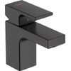 Hansgrohe Vernis Shape Eengreeps wastafelmengkraan - 70 - coolstart zinc - met PopUp - trekwaste - mat zwart SW651722