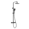 Exellence Rain douche-opbouwset + therm. mengkraan mat-zwart SW373425 Exellence Rain douche-opbouwset + therm. mengkraan mat-zwart SW373425