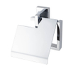 Haceka Edge Porte-papier toilette avec couvercle Chrome SW653983
