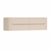 H&R Badmeubelen Juice Wastafelonderkast - 160x45x50cm - afgeronde hoeken - 4 lades - geïntegreerde greep - Merino SW1490699