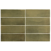 Equipe Ceramicas Premium Koko Carrelage mural et sol - 15x5cm - 8mm - Vert SW1151673