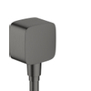 Hansgrohe FixFit Coude mural avec clapet anti-retour Brushed Black Chrome SW295833