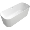 Villeroy & Boch Finion kunststof vrijstaand duobad quaryl ovaal m. watertoevoer 170x70x48cm incl. push-to-open afvoerplug + overloop chroom/wit SW106599 Villeroy & Boch Finion kunststof vrijstaand duobad quaryl ovaal m. watertoevoer 170x70x48cm incl. push-to-open afvoerplug + overloop chroom/wit SW106599