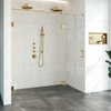 Saniclass Create Nisdeur 2-delig 190x200cm profielloos met antikalk en 8mm veiligheidsglas Goud geborsteld SW638626 Saniclass Create Nisdeur 2-delig 190x200cm profielloos met antikalk en 8mm veiligheidsglas Goud geborsteld SW638626