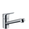 Hansgrohe Focus 1-gats keukenkraan - 100 met 360° draaibare uitloop - hoogglans chroom SW454529