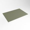 Mondiaz TOP 41 Plan sous vasque - 40x41x0.9cm - compatible comme plan de meuble - solid surface - Army SW1020727