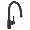 Grohe Get Keukenmengkraan - uittrekbare dubbele straal - matte black (mat zwart) SW1440562