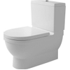 Duravit Philippe Starck 3 cuvette WC au sol pour réservoir indépendant à sortie horizontale grande 42x74cm blanc 0290473