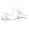 Grohe Eurostyle New Mitigeur bain mural avec inverseur et raccords avec levier fermé entraxe=15cm blanc SW60377 Grohe Eurostyle New Mitigeur bain mural avec inverseur et raccords avec levier fermé entraxe=15cm blanc SW60377