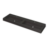 INK Momento lavabo - 160x45x9cm - 2 vasques - 2 trous de robinetterie - Quartz noir SW157910