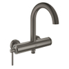 GROHE Atrio badkraan met omstel en koppelingen brushed hard graphite SW225069 GROHE Atrio badkraan met omstel en koppelingen brushed hard graphite SW225069