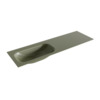 Mondiaz BIG small Army solid surface inbouw wastafel 150cm links SW423436 Mondiaz BIG small Army solid surface inbouw wastafel 150cm links SW423436