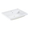 Grohe Cube keramiek inbouw wastafel 60,5x49 kr.gat+overl.pureguard wit SW205855 Grohe Cube keramiek inbouw wastafel 60,5x49 kr.gat+overl.pureguard wit SW205855