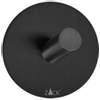 Zack Duplo Handdoekhaak rond 5.5cm zwart SW377915 Zack Duplo Handdoekhaak rond 5.5cm zwart SW377915