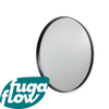 FugaFlow Eccelente Arredo Miroir rond 60cm cadre Noir mat SW1123394