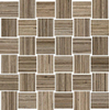 Ceralto Patterna Decor Mosaïque 30x30cm 10mm rectifié R10 grès cérame Tortora SW498742