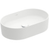 Villeroy & Boch Collaro opzetwastafel ovaal 56x36cm zonder overloop zonder kraangat ceramic+ stone white SW336076 Villeroy & Boch Collaro opzetwastafel ovaal 56x36cm zonder overloop zonder kraangat ceramic+ stone white SW336076