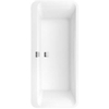 Villeroy & Boch Squaro Edge kunststof duobad quaryl rechthoekig 180x80x45cm incl. poten en afvoer-/overloopcombinatie mat wit SW453912 Villeroy & Boch Squaro Edge kunststof duobad quaryl rechthoekig 180x80x45cm incl. poten en afvoer-/overloopcombinatie mat wit SW453912