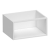 BRAUER Flourish colonne latérale - 59x30x45,5cm - avec 1 compartiment de rangement blanc mat SW445687