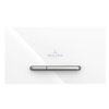 Villeroy & Boch Viconnect bedieningsplaat M300 DF frontbediend 25.3x14.5cm glas wit/RVS SW106650 Villeroy & Boch Viconnect bedieningsplaat M300 DF frontbediend 25.3x14.5cm glas wit/RVS SW106650