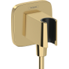 Hansgrohe FixFit Q wandaansluitbocht - polished gold optic (goud) SW1145601