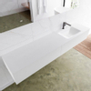 MONDIAZ LAGOM 200cm badmeubel solid surface talc 2 lades Wastafel cloud rechts 1 kraangat SW408974 MONDIAZ LAGOM 200cm badmeubel solid surface talc 2 lades Wastafel cloud rechts 1 kraangat SW408974