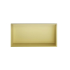 Hotbath &MORE Inbouwbox of inbouwnis - 30x60x10 - met LED - IP44 - PVD - geborsteld messing (goud) SW1246591
