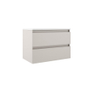 Saniclass Chaci Meuble bas de salle de bains - 80cm - 2 tiroirs - sans poignées - coton mat (beige) SW1212765