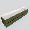MONDIAZ VICA 200cm badmeubel army 4 lades wastafel cloud rechts met 1 kraangat SW410337 MONDIAZ VICA 200cm badmeubel army 4 lades wastafel cloud rechts met 1 kraangat SW410337