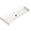 Thebalux wastafel quadro 100cm keramiek 1x kom zonder kraangat SW717308