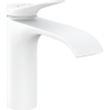 Hansgrohe VIVENIS 1 greeps wastafelkraan - 110 PopUp - trekwaste - mat wit SW642482