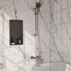 Brauer Chrome Edition Badkraan Opbouw - glijstang - 2 functies - 2 gladde knoppen - handdouche rond 3 standen - chroom SW715473 Brauer Chrome Edition Badkraan Opbouw - glijstang - 2 functies - 2 gladde knoppen - handdouche rond 3 standen - chroom SW715473