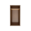 Hotbath &MORE Inbouwbox of inbouwnis - 30x15x10 - with LED IP44 - Tuscan bronze SW1246544