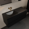 Mondiaz Aivy ensemble meuble de salle de bains - 120x45x50cm - 0 trous de robinet - 1 vasque urban Solid surface - Gauche - 2 tiroirs - Avec miroir - MDF Urban SW892162