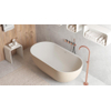Ideavit Solidera baignoire îlot - 170x80x55cm - incl. bonde clic clac - gris beige mat SW1237944 Ideavit Solidera baignoire îlot - 170x80x55cm - incl. bonde clic clac - gris beige mat SW1237944