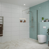 FugaFlow Eccelente Vetro Douche à l'italienne - 80x200cm - verre clair - Gunmetal SW1125049