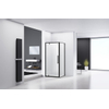 Van Rijn Products ST04 Hoekcabine - 100x90x200cm - helder glas - dikte 6mm - zwart SW890290