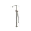 Hotbath Ace Pièce de finition - robinet de bain - sur pied - flexible de douche - douchette - Nickel brossé SW1117673