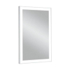 Crosswater Dune Spiegel - 50x80x3.4cm - met dimbaar LED verlichting 3000K tot 6200K - aluminium (zilver) SW487176