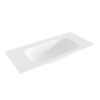 Mondiaz BIG small Talc solid surface inbouw wastafel 100cm midden SW428302 Mondiaz BIG small Talc solid surface inbouw wastafel 100cm midden SW428302