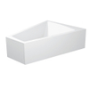 Duravit Paiova bad acryl afgeschuind 180x140x46cm rechts met aangevormd paneel en frame wit 0280235 Duravit Paiova bad acryl afgeschuind 180x140x46cm rechts met aangevormd paneel en frame wit 0280235