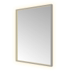 Hotbath &MORE Spiegel - 60x80cm - direct en indirect LED - color changing - spiegelverwarming - met afstandsbediening - PVD - geborsteld gunmetal antraciet SW1246058