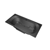 Xenz Kanaga ligbad 190x90x50cm met poten zonder afvoer Acryl Ebony mat (mat zwart/antraciet) SW103339 Xenz Kanaga ligbad 190x90x50cm met poten zonder afvoer Acryl Ebony mat (mat zwart/antraciet) SW103339