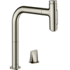 Hansgrohe Metris Select M71 2-gats 1-gr keukenkraan met uittrekbare SW1567405