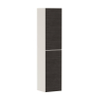 Hansgrohe Xevolos E Armoire haute - 176x40x37cm - 2 portes - façade dark oak - push to open - charnière à gauche - sand matt beige SW995448